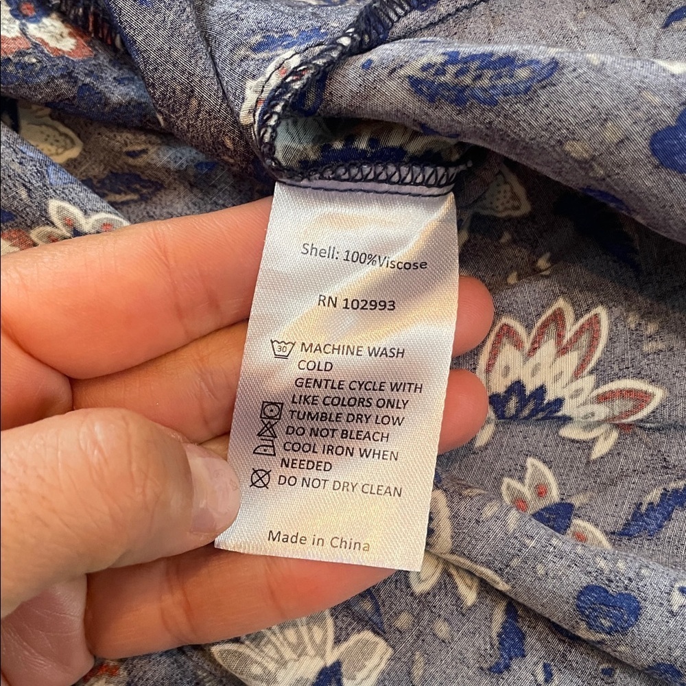 Thakoon Navy Lotus Printed Dress - Picture 10 of 16